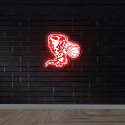 The Twister - Premium Neon Artwork