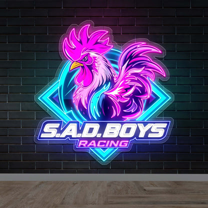 S.A.D BOYS RACING - Premium Neon Artwork