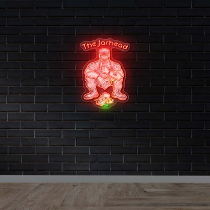 THE JARHEAD - Premium Neon Artwork