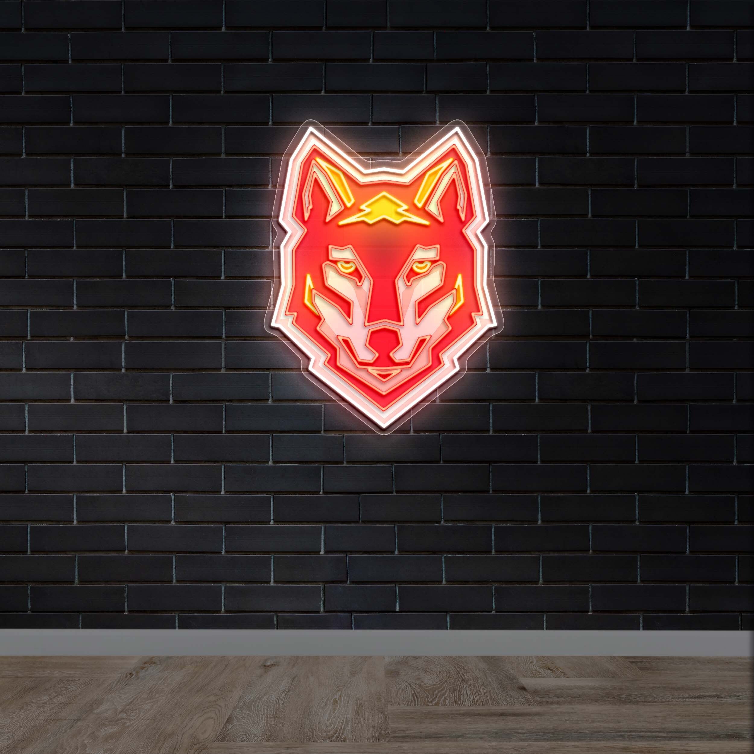Wolf head - Premium Neon Artwork