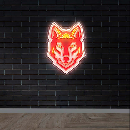 Wolf head - Premium Neon Artwork
