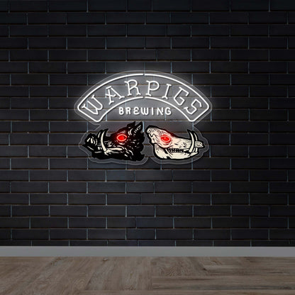 WARPIGS BREWING - Premium Neon Artwork