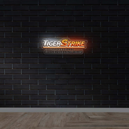 TIGER STRIKE_text version - Premium Neon Artwork