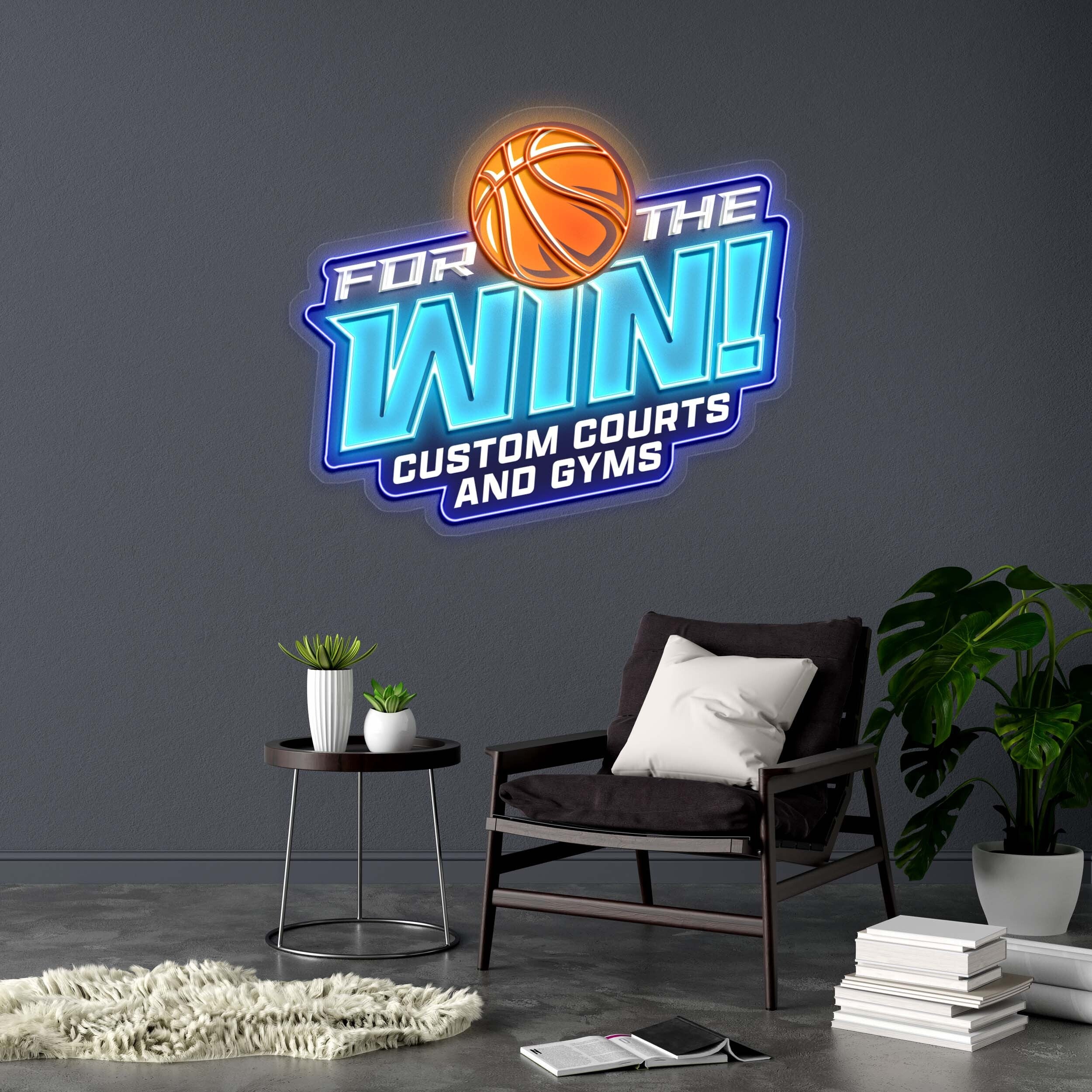 FOR THE WIN! - Premium Neon Artwork