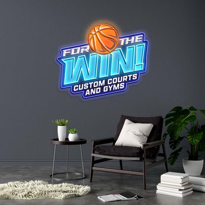 FOR THE WIN! - Premium Neon Artwork