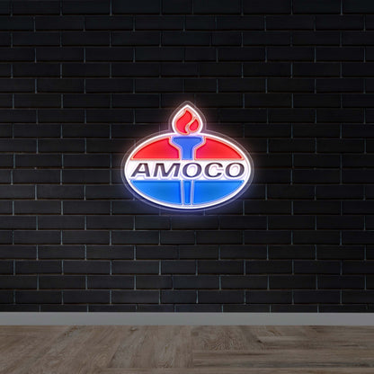 Amoco - Premium Neon Artwork