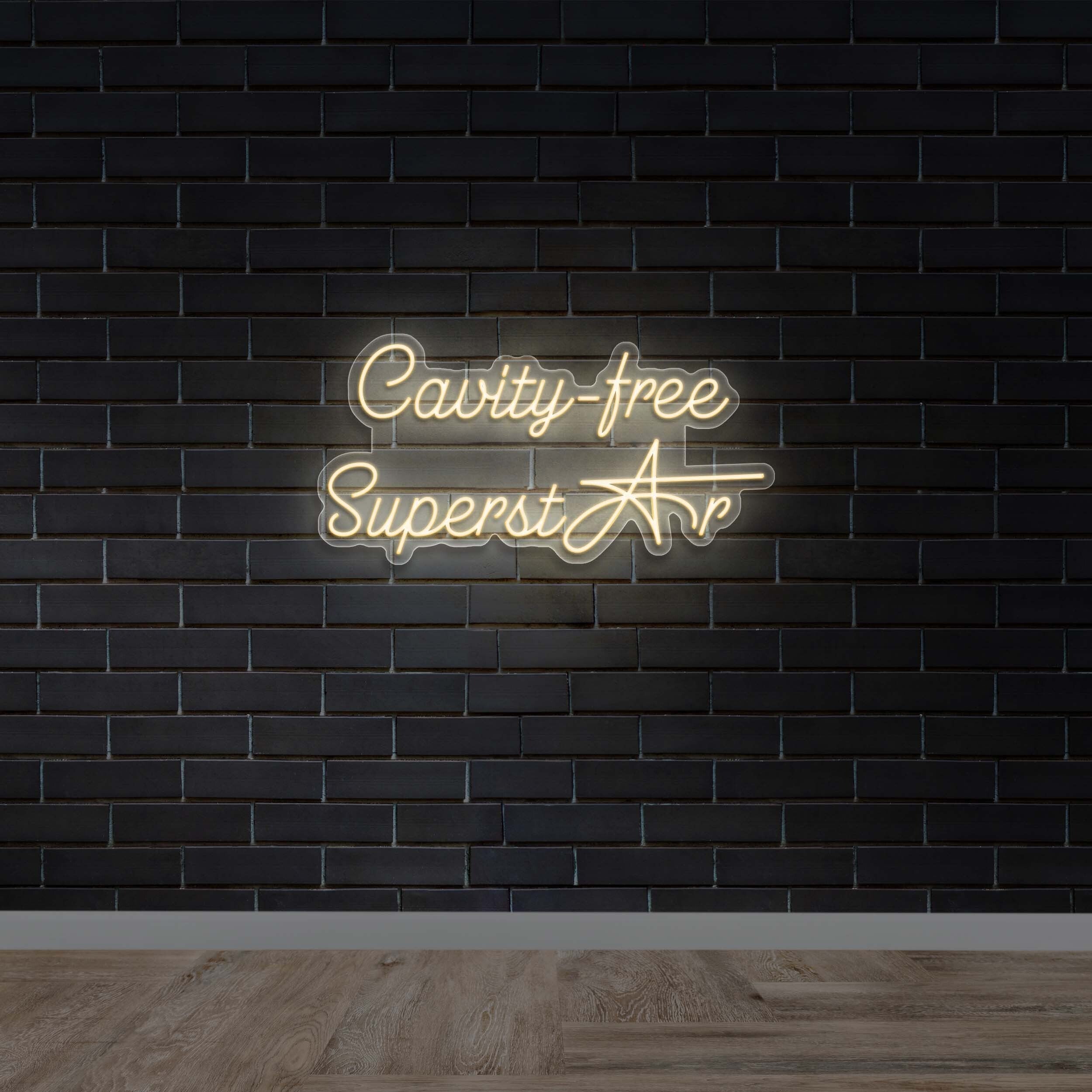 Cavity-free SuperstAr - Premium Neon Artwork