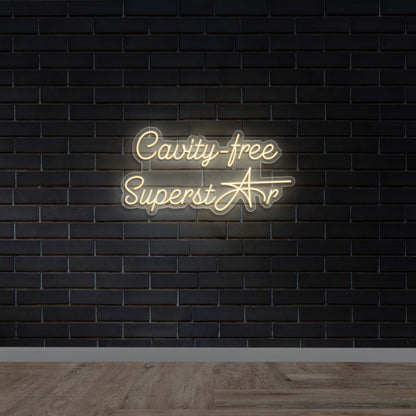 Cavity-free SuperstAr - Premium Neon Artwork