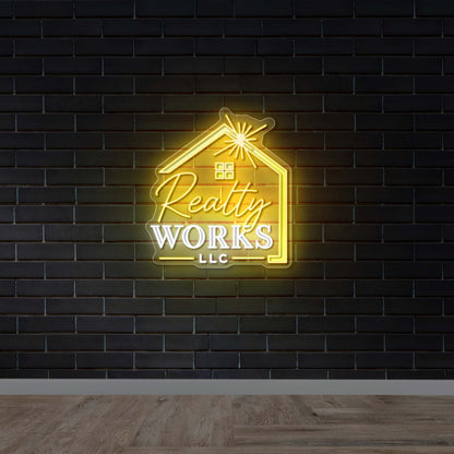 Realty WORKS LLC - Premium Neon Artwork