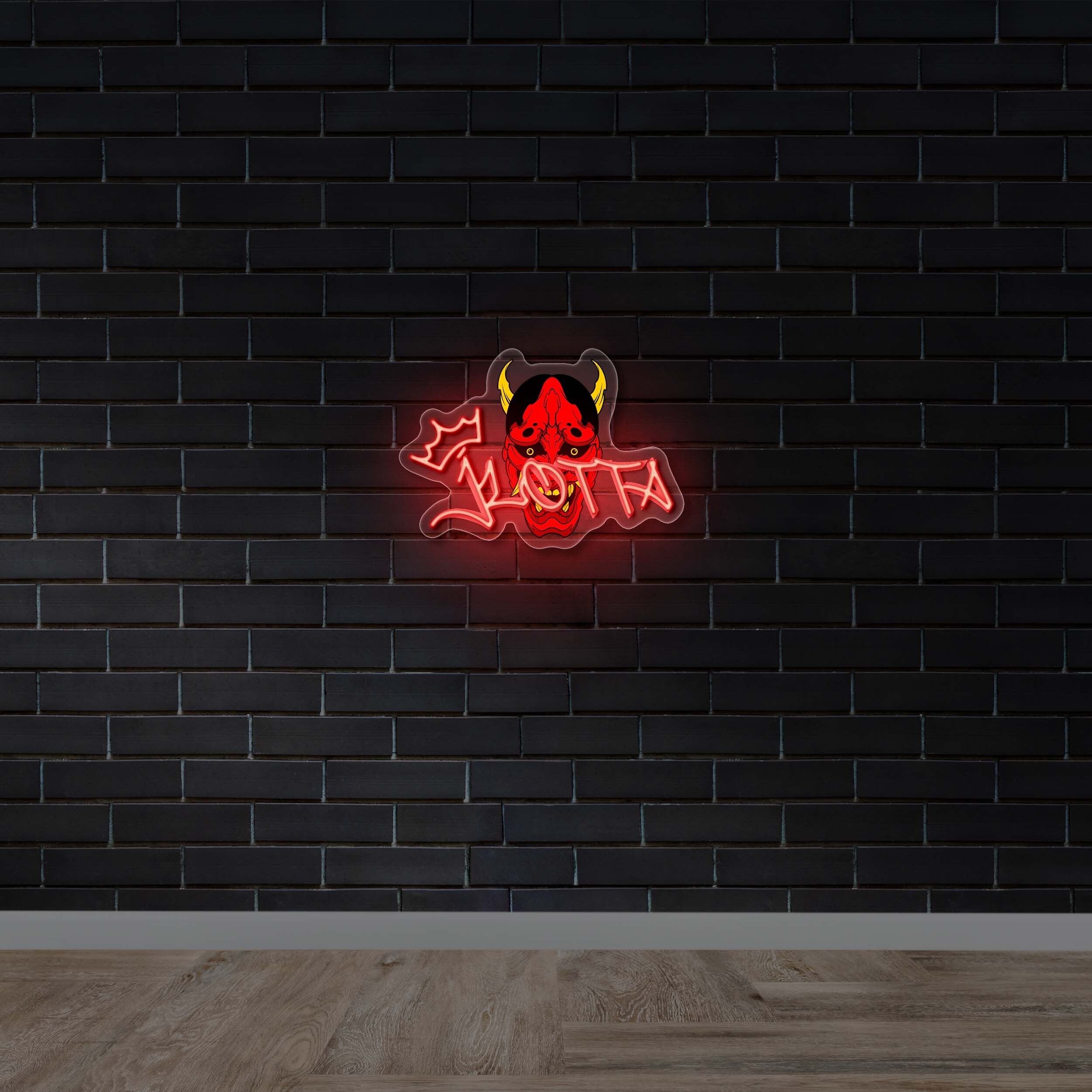 JLotta with crown - Premium Neon Artwork