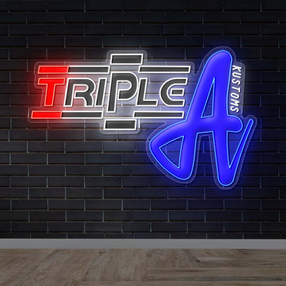 Triple A  - Premium Neon Artwork