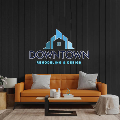 Downtown Remodeling & Design - Premium Neon Artwork