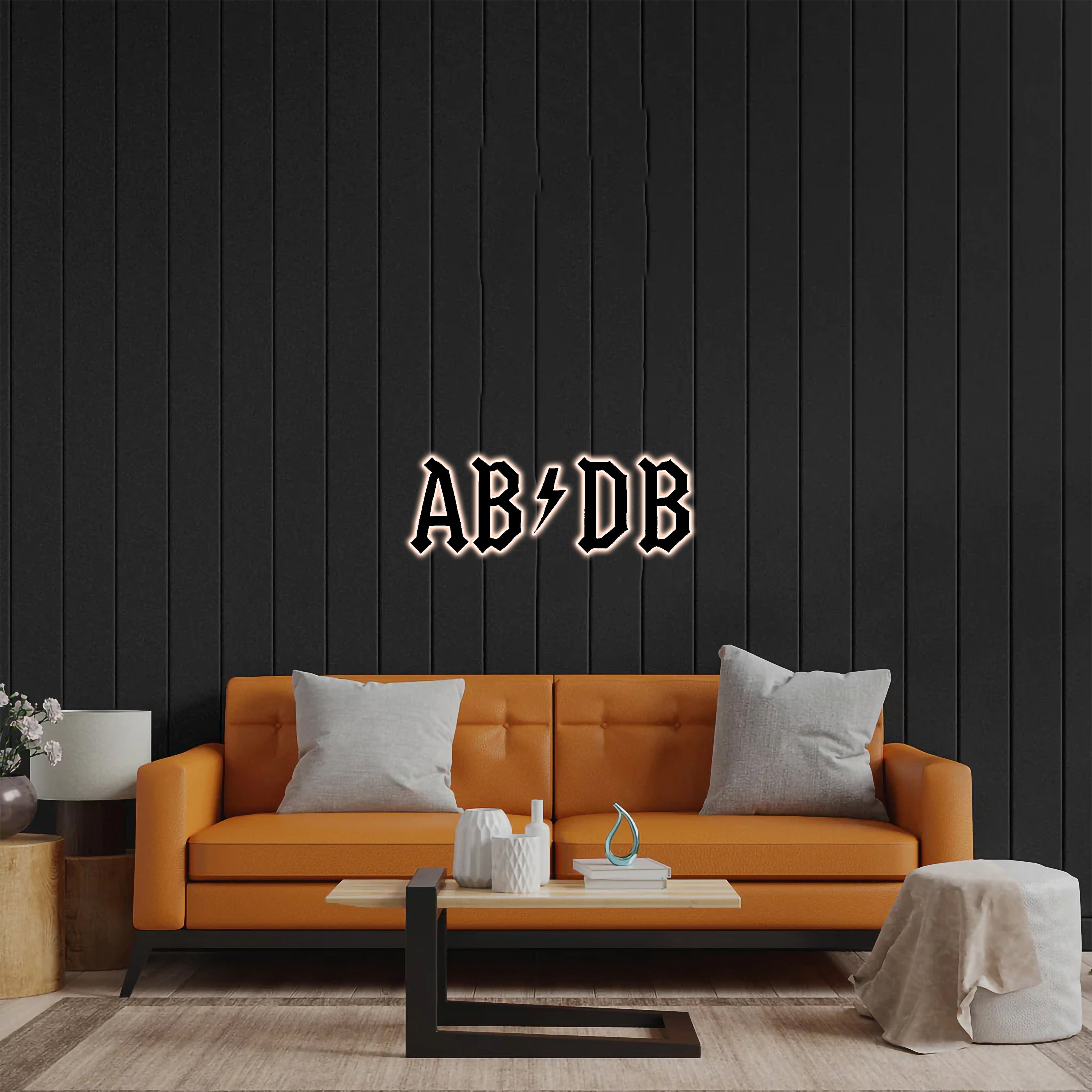 AB DB - Premium Neon Artwork