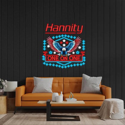 Hannity One On One - Premium Neon Artwork
