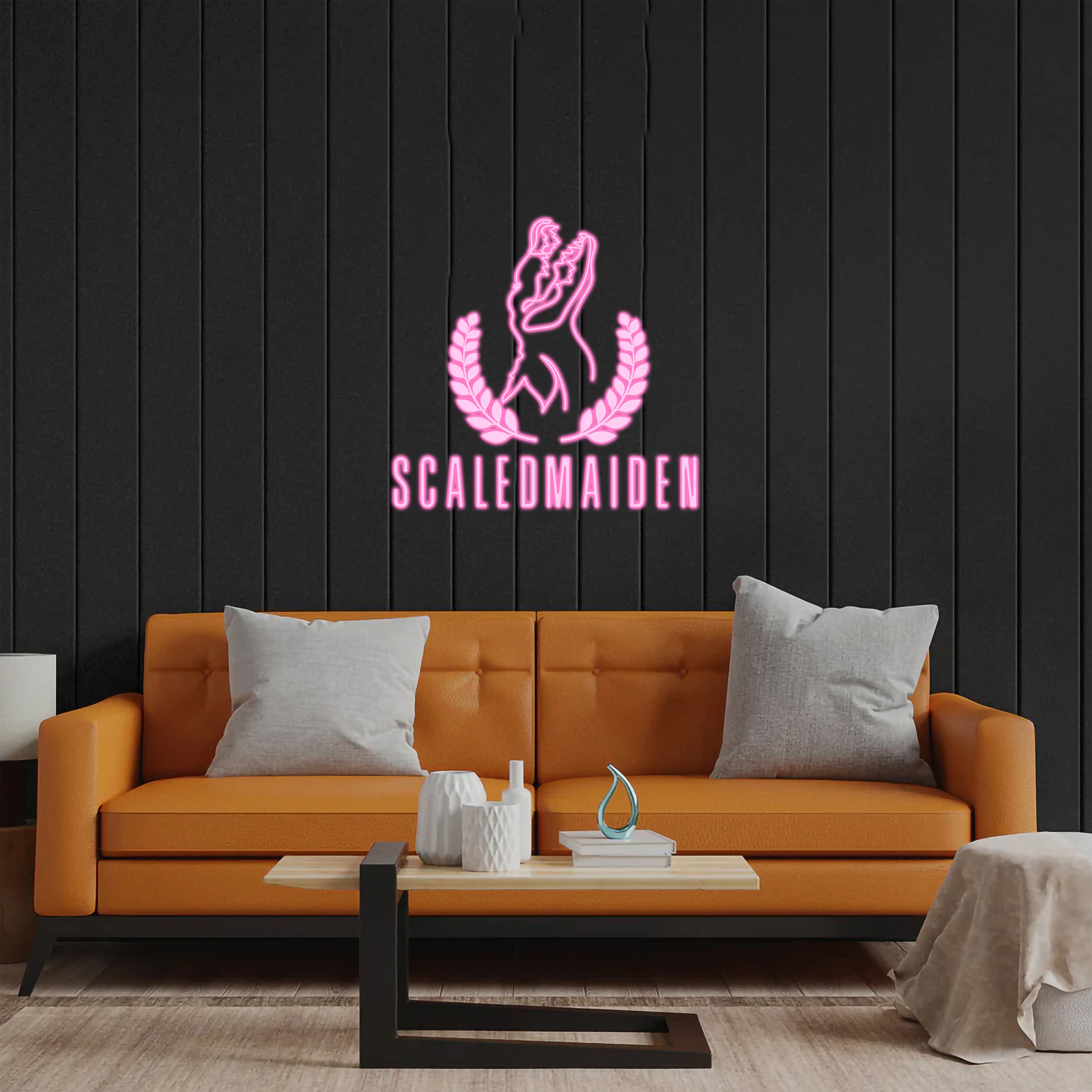 SCALEDMAIDEN - Premium Neon Artwork