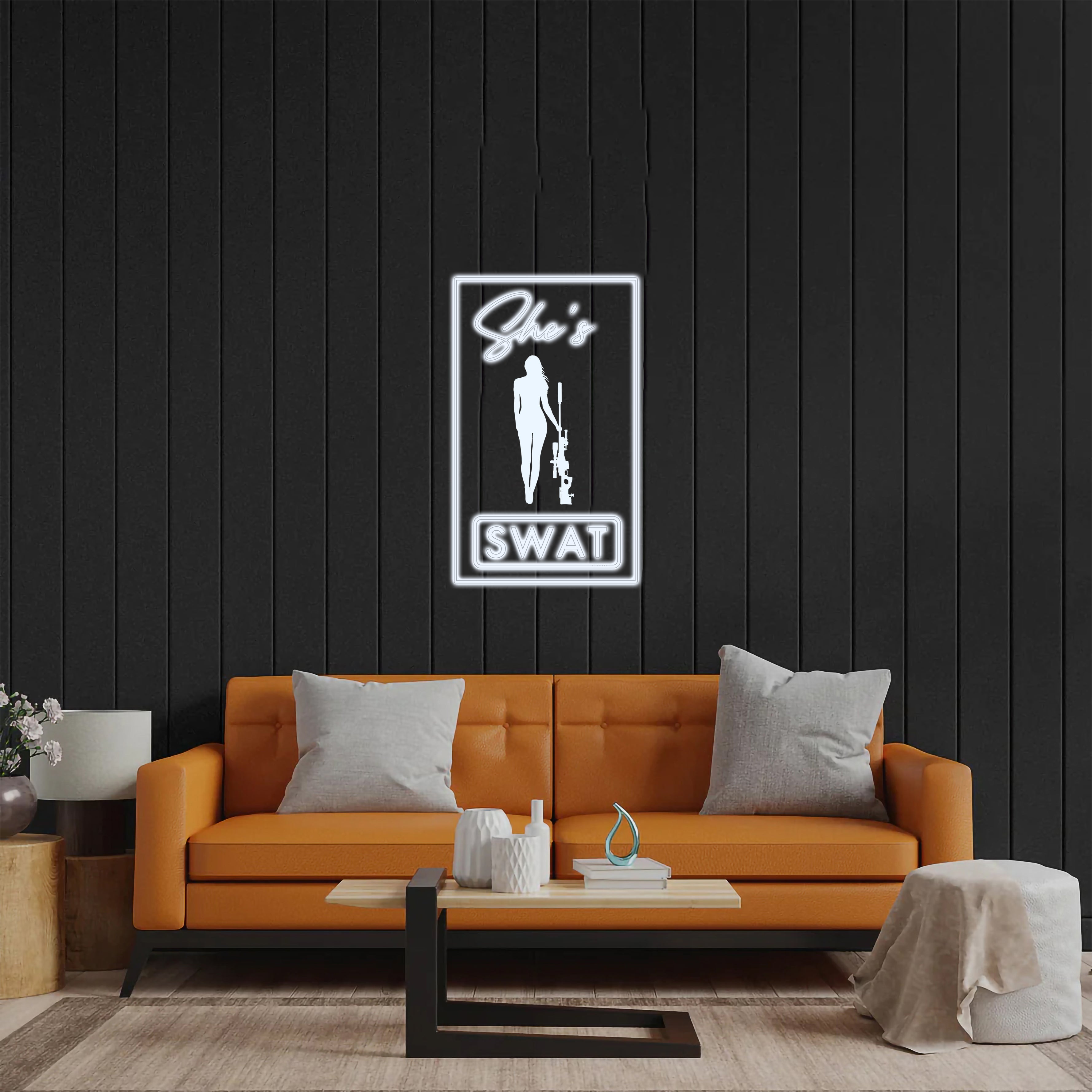 She's SWAT - Premium Neon Artwork