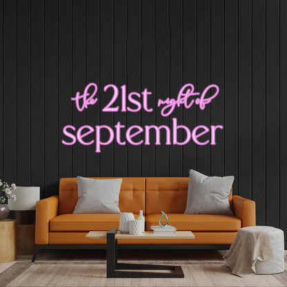 The 21st Night of September - Premium Neon Artwork
