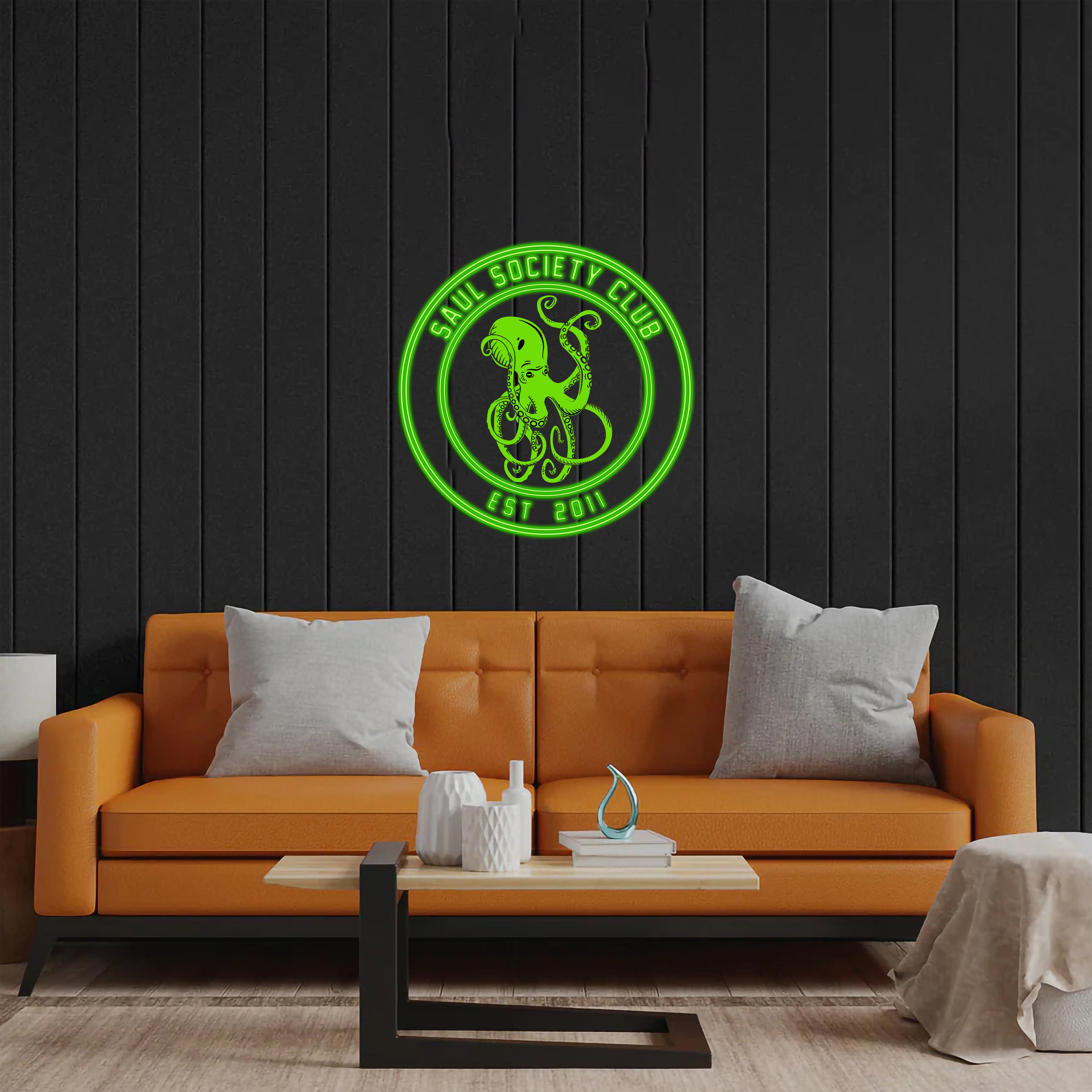 Saul Society Club - Premium Neon Artwork