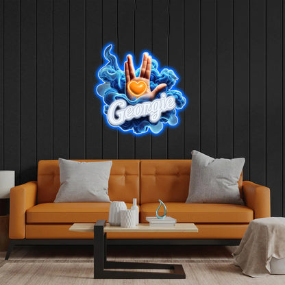 Georgie - Premium Neon Artwork