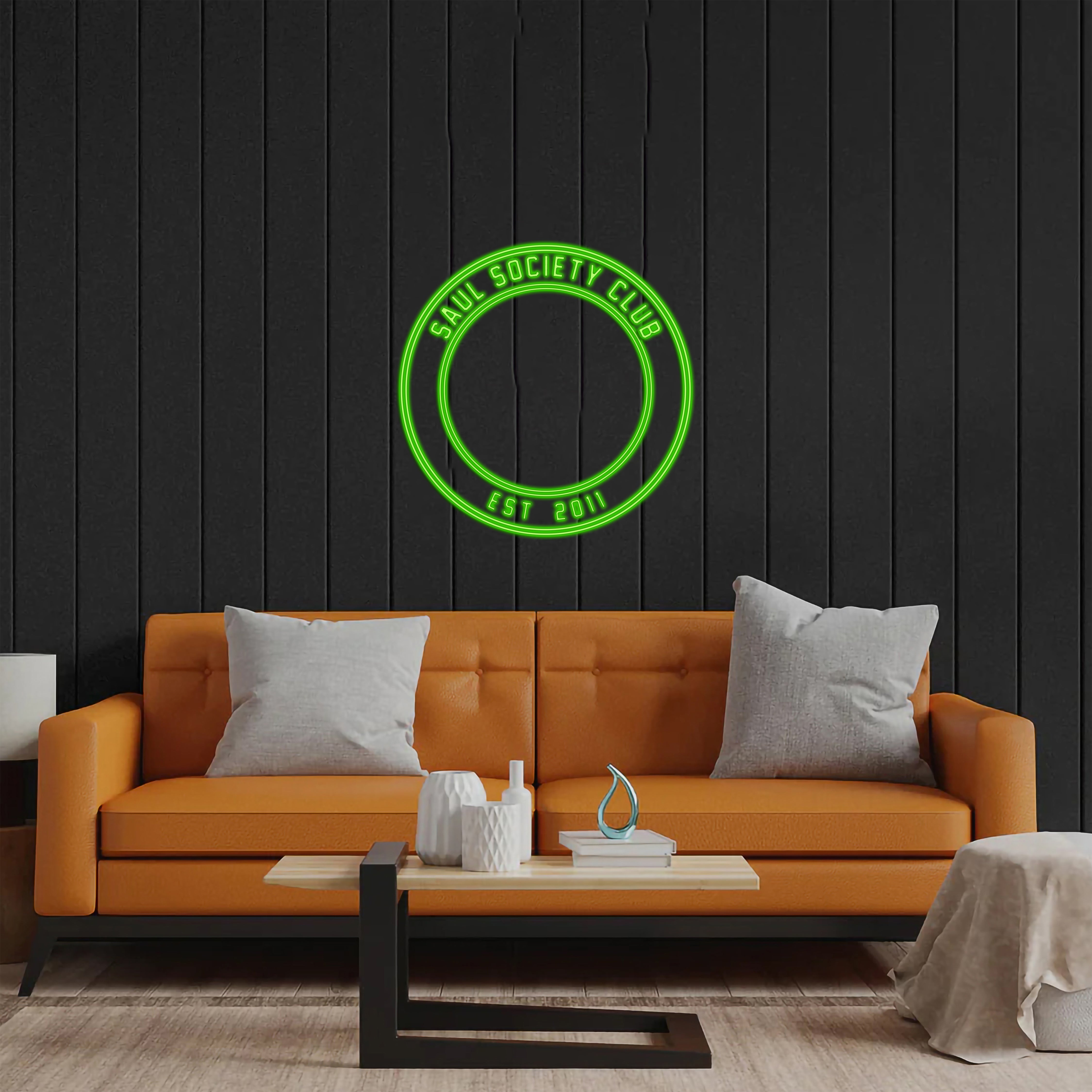 Saul Society Club - Premium Neon Artwork