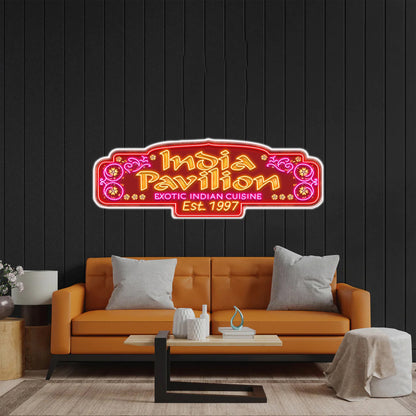 India Pavilion - Premium Neon Artwork