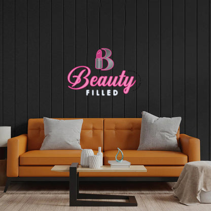 Beauty Filled - Premium Neon Artwork