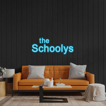 the Schoolys - Premium Neon Artwork
