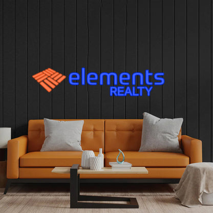 Elements Realty - Premium Neon Artwork