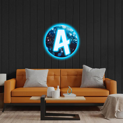 A Logo - Premium Neon Artwork