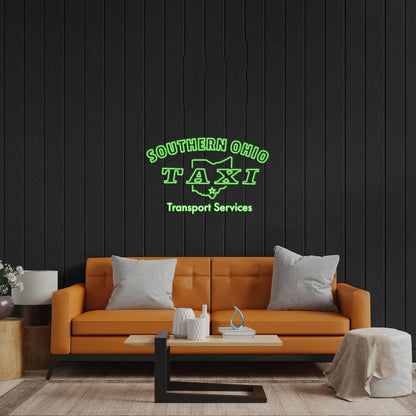 Southern Ohio Taxi - Premium Neon Artwork