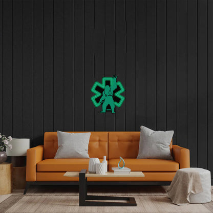 Monster Medics Logo - Premium Neon Artwork