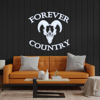 Forever Country - Premium Neon Artwork