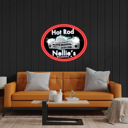Hot Rod Nellie's - Premium Neon Artwork