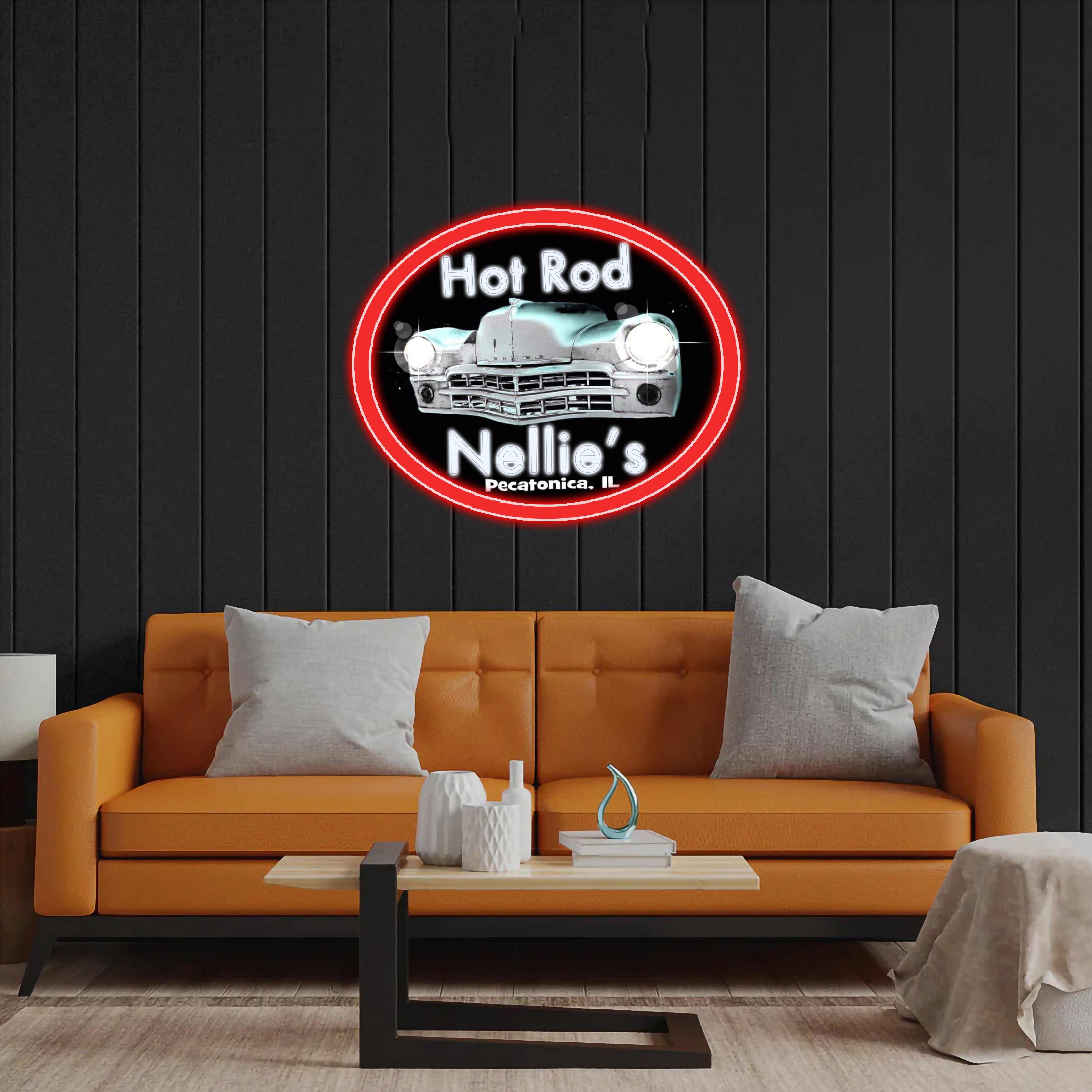 Hot Rod Nellie's - Premium Neon Artwork