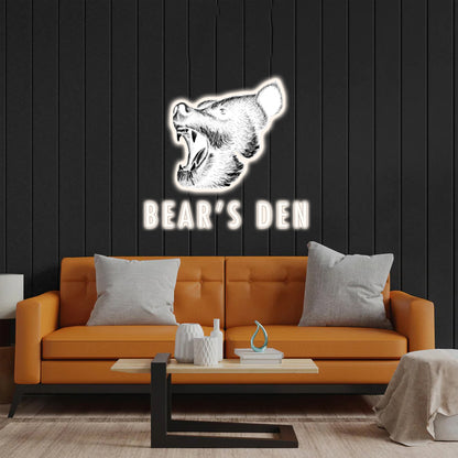 Bear's Den - Premium Neon Artwork