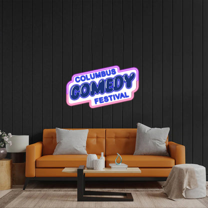 Columbus Comedy Festival - Premium Neon Artwork