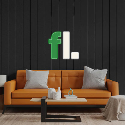 fl. - Premium Neon Artwork