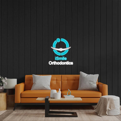 iSmile Orthodontics - Premium Neon Artwork