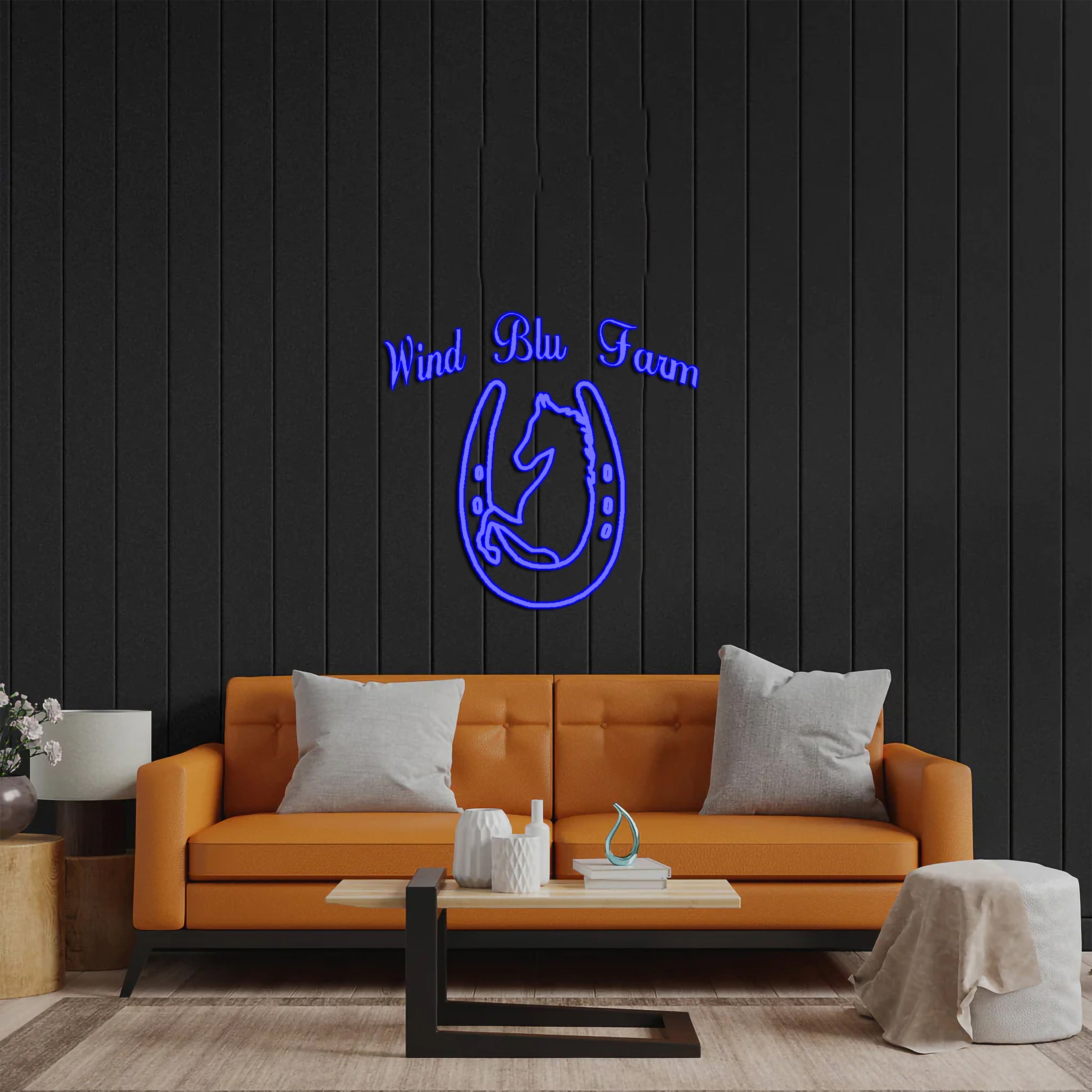 Wind Blu Farm - Premium Neon Artwork