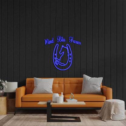 Wind Blu Farm - Premium Neon Artwork