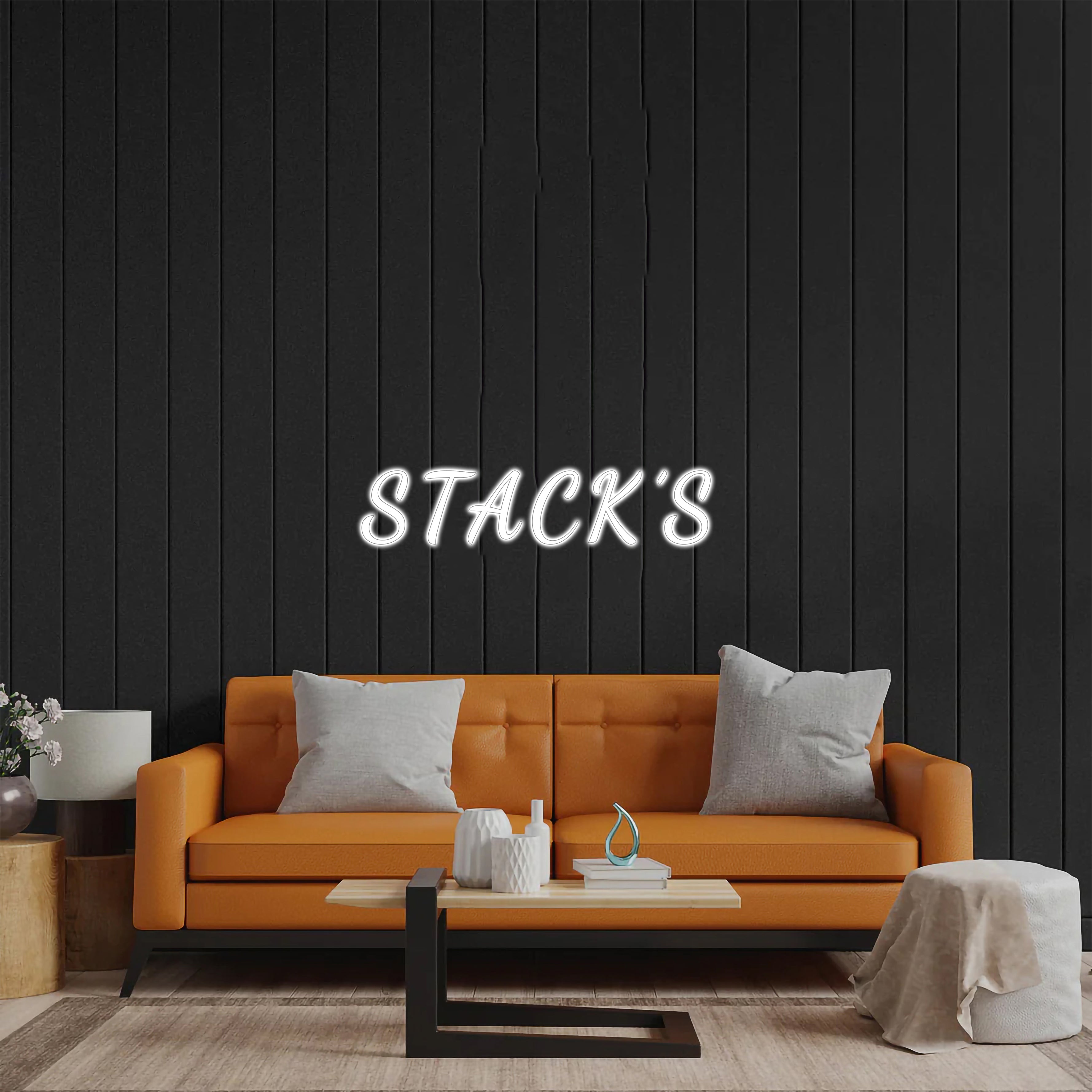 STACK'S - Premium Neon Artwork