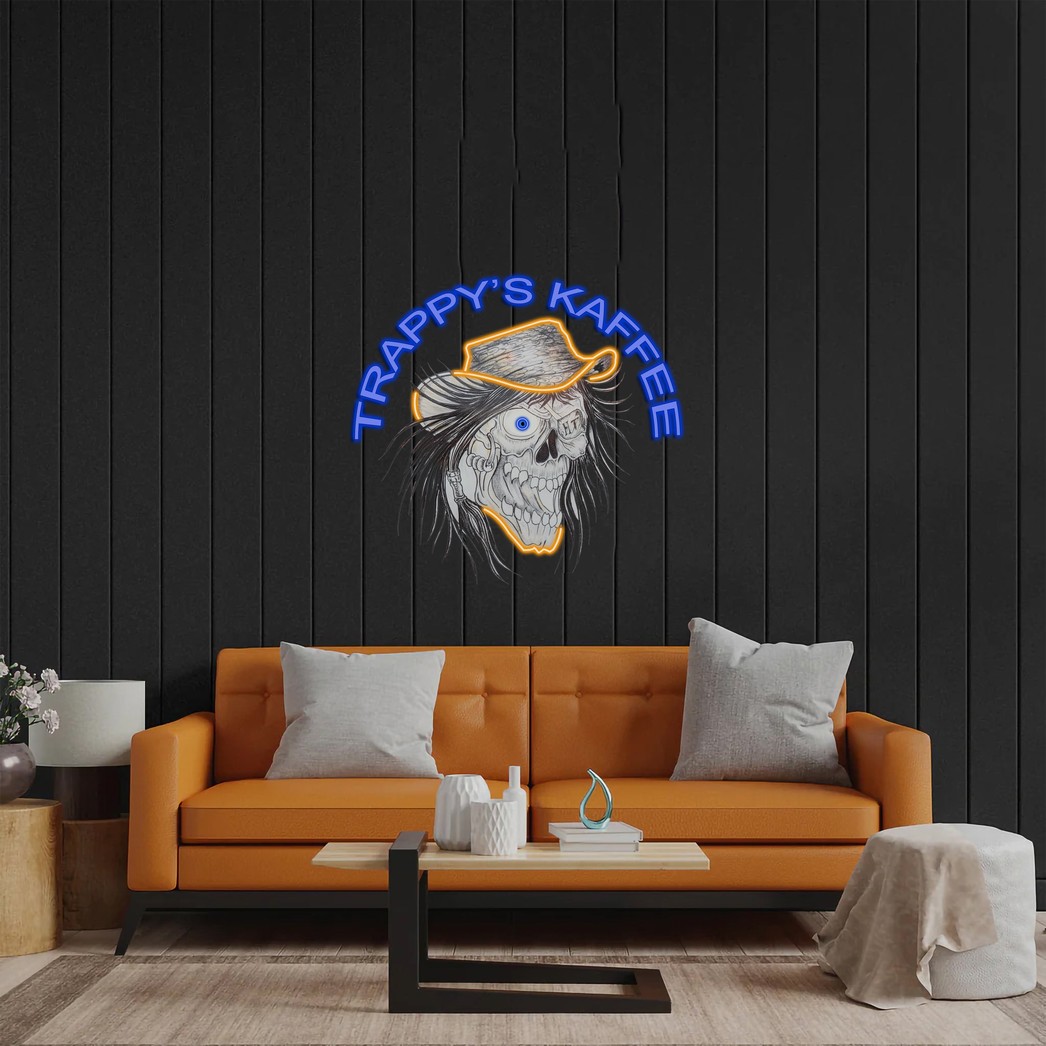 Trappy's Kaffee - Premium Neon Artwork