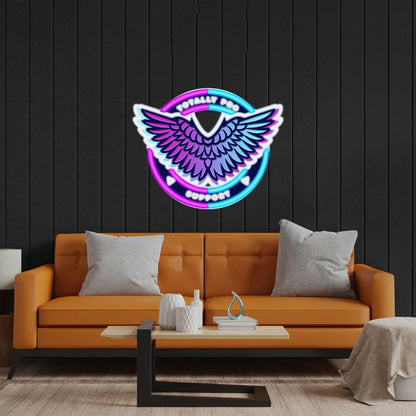 Totally Pro Support - Premium Neon Artwork