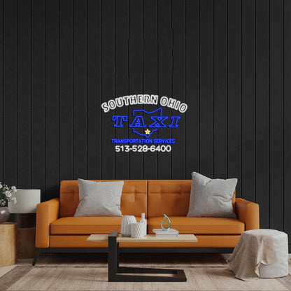Southern Ohio Taxi - Premium Neon Artwork