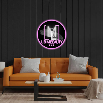 LBM Beauty Bar - Premium Neon Artwork