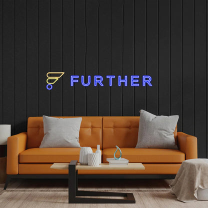 FURTHER - Premium Neon Artwork
