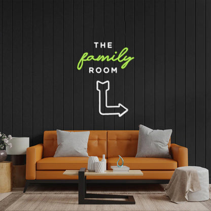 The Family Room - Premium Neon Artwork
