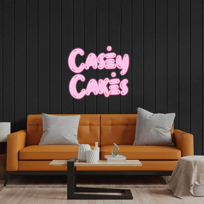 Casey Cakes - Premium Neon Artwork
