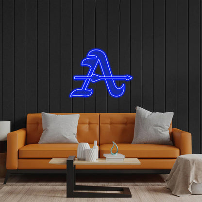 A Logo - Premium Neon Artwork