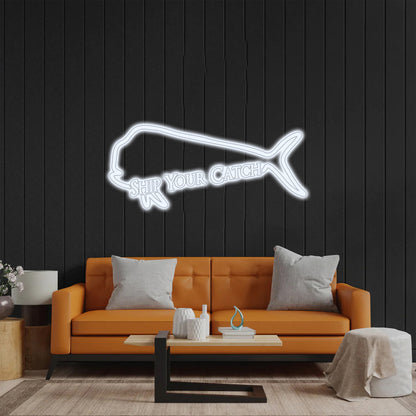 Ship Your Catch - Premium Neon Artwork